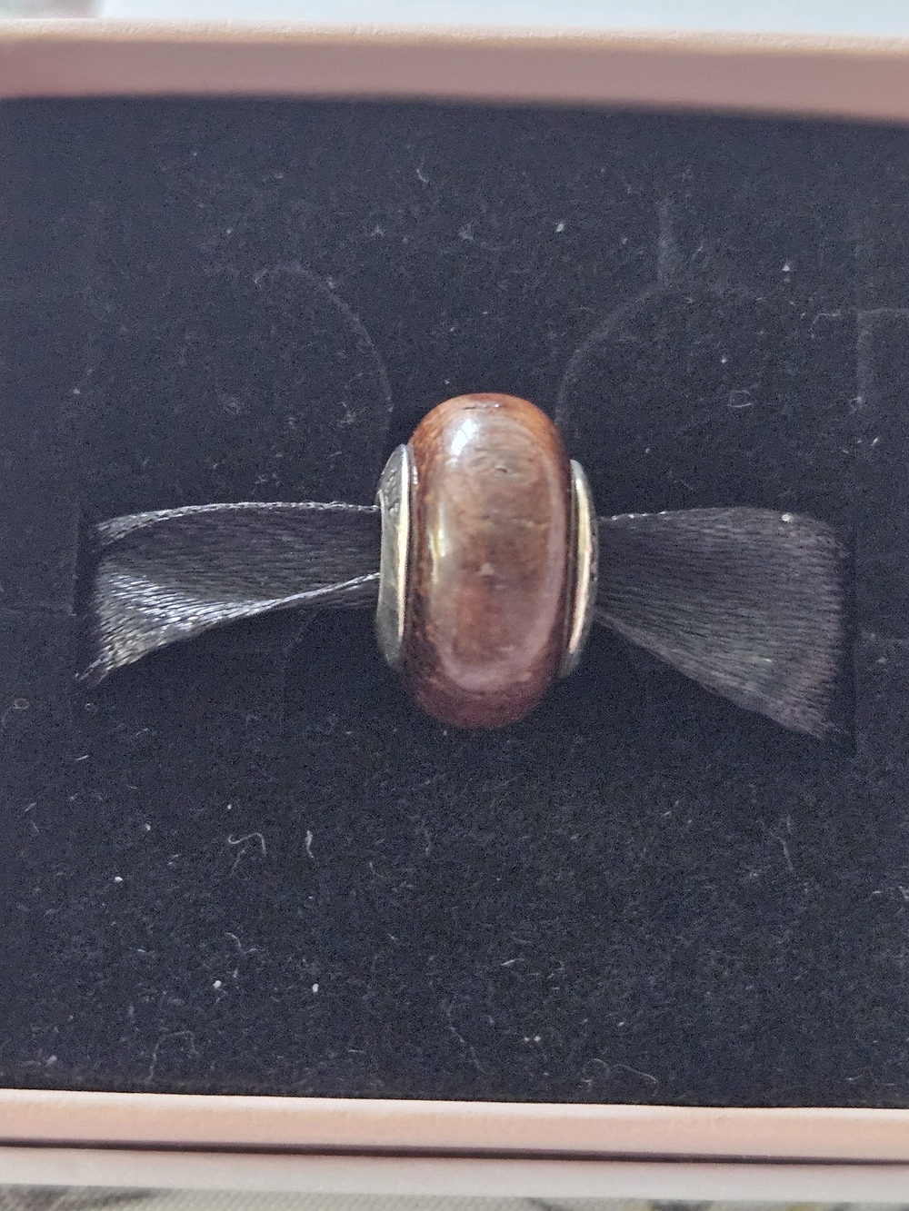 Retired Pandora Muirapiranga Wood Charm